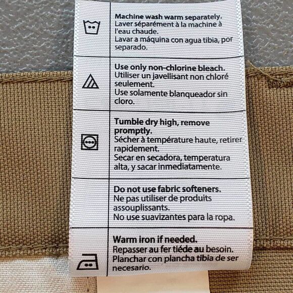 Carhartt Cargo Shorts Mens Size 46 Heavy Canvas Cotton Relaxed Khaki Tan - Picture 8 of 10